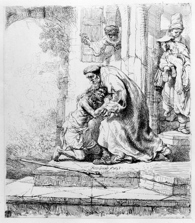 Il ritorno del figliol prodigo, 1636 da Rembrandt van Rijn
